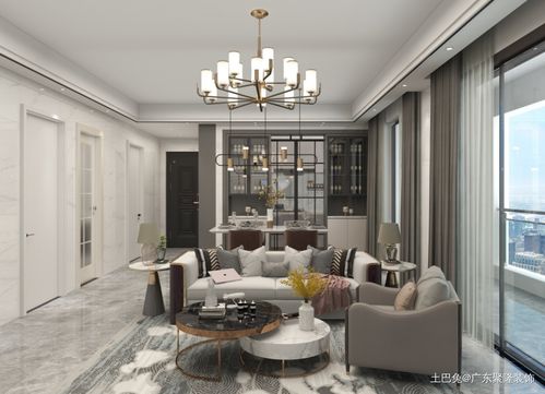 128㎡暗系轻奢风四居室 承包恰到好处的精致