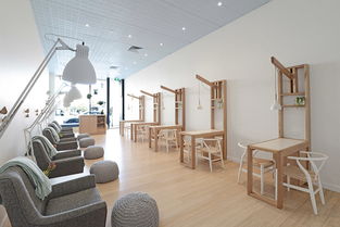 素雅之境 简约自然风格美甲店的室内装饰设计